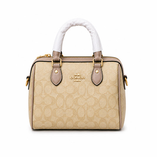 Duffle Monogram Satchel Bag – Cream Monogram alternate view