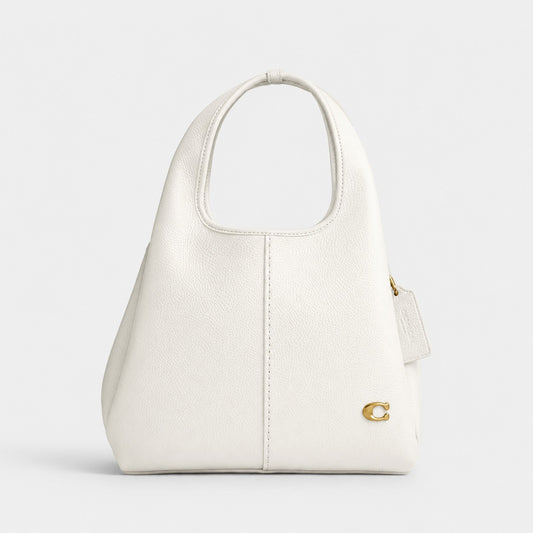 Lana Premium Hobo Bag – White front view