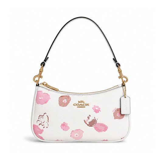 Teri Premium Printed Shoulder Bag – Summer White alternate view