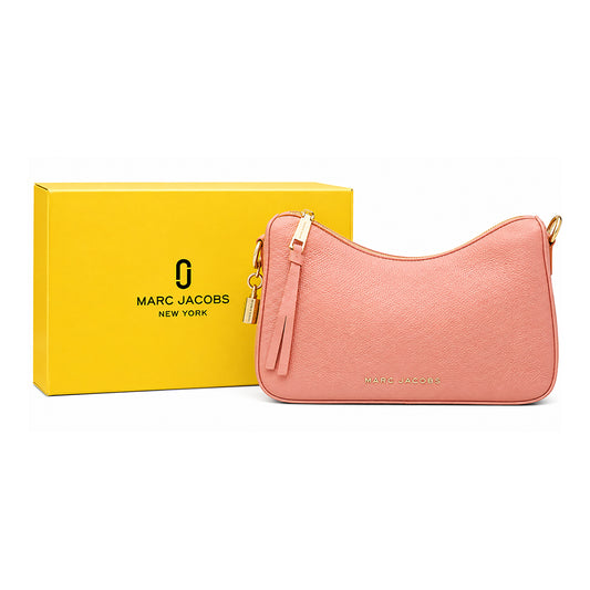 Pink textured shoulder bag alternate view
