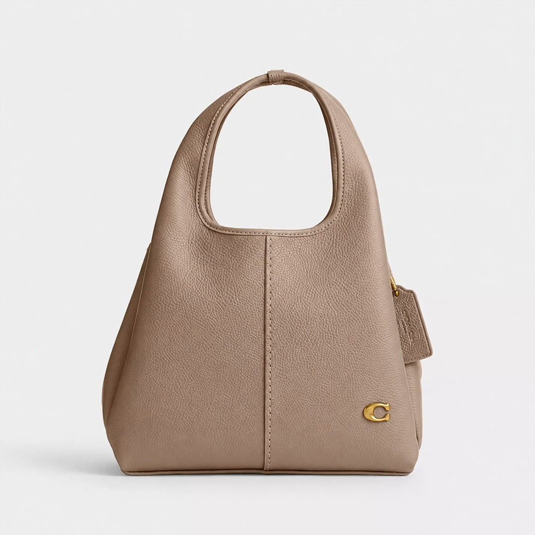 Lana Premium Hobo Bag – Beige Monogram with Cognac Trim alternate view
