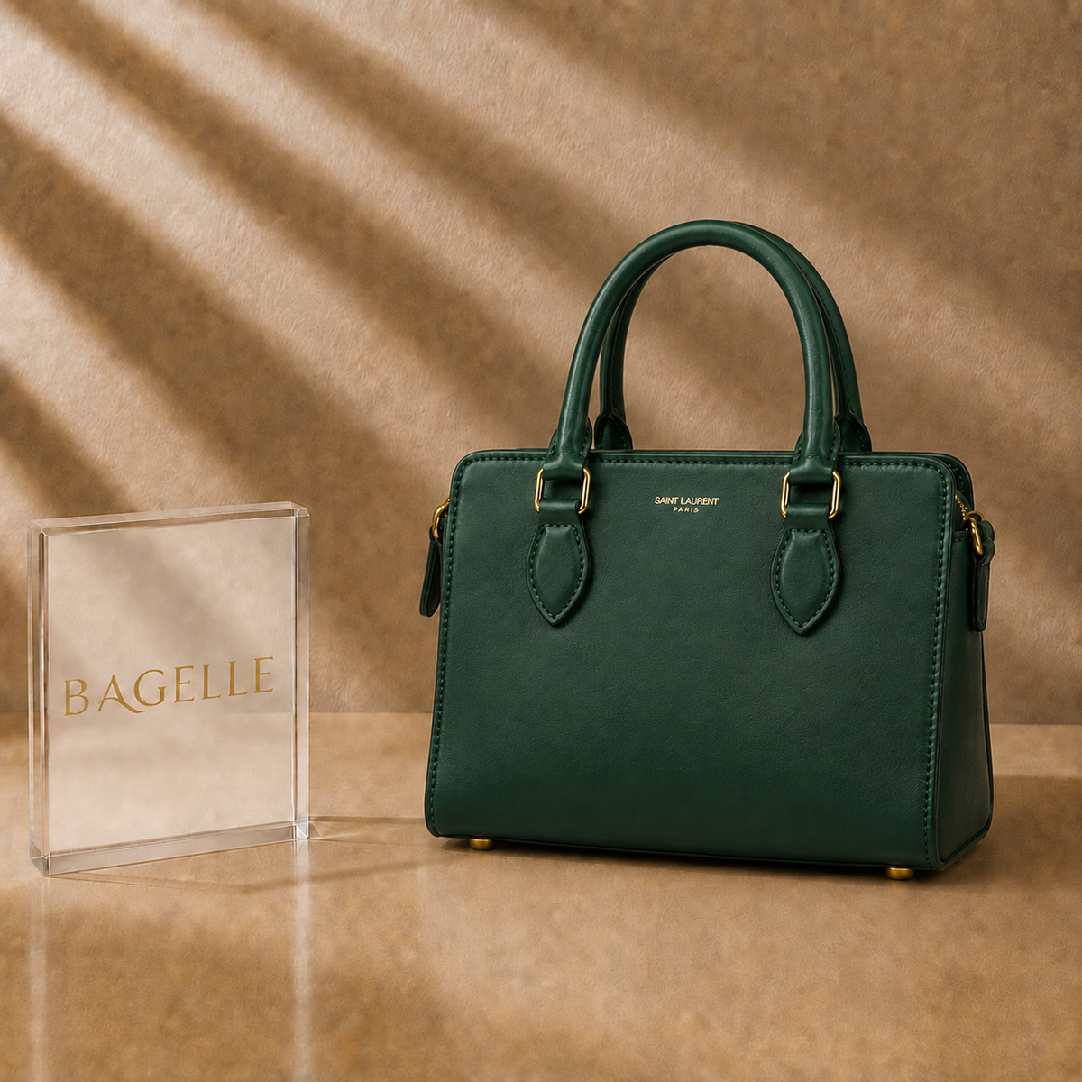 Top Handle Boston Bag – Green alternate view