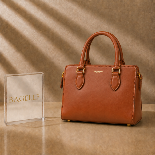 Top Handle Boston Bag – Camel Brown alternate view
