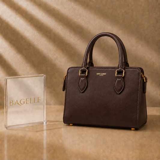 Top Handle Boston Bag – Dark Brown alternate view