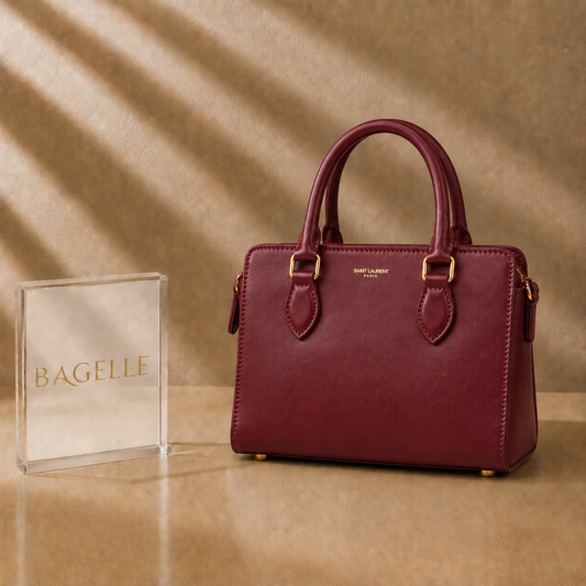 Top Handle Boston Bag – Red alternate view