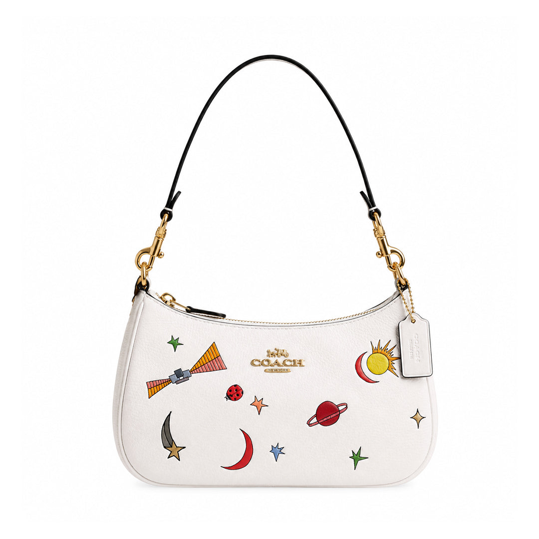 Teri Premium Printed Shoulder Bag – Chalk Multi alternate view