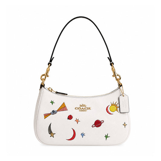 Teri Premium Printed Shoulder Bag – Chalk Multi alternate view