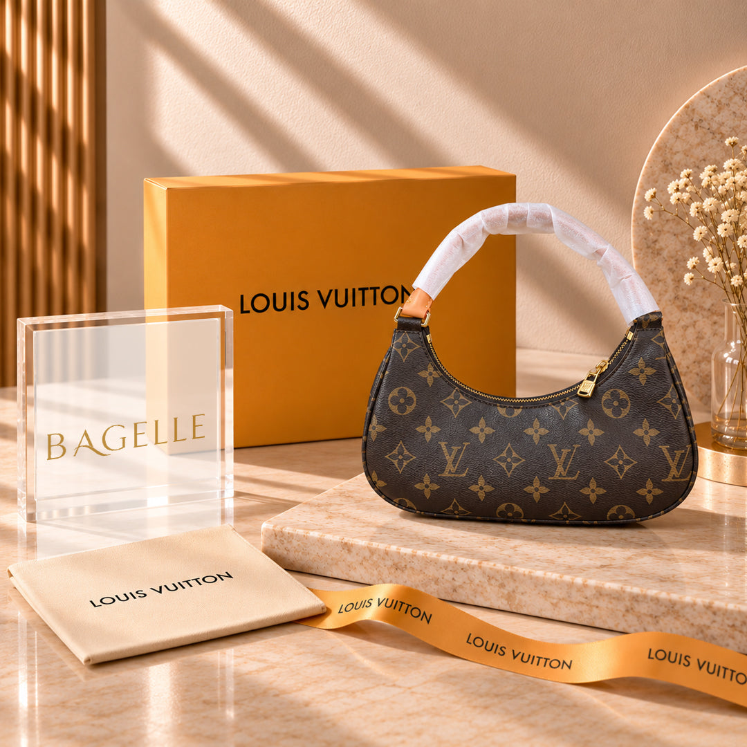 LV Classic Monogram Shoulder Bag front view