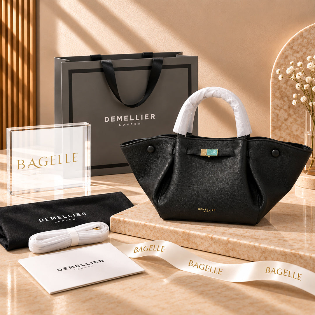 DeMellier New York Tote Bag – Black front view